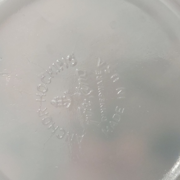 Vintage Anchor Hocking Hand Painted Plate - Picture 2 of 3